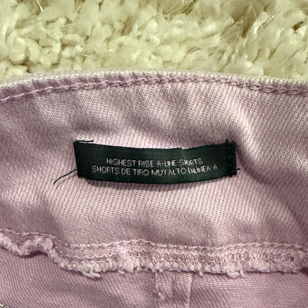 Wild Fable Lilac High-Waisted Shorts - Picture 3 of 4